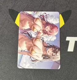 Quad Holo Goddess Story Anime Waifu Sexy Doujin Trainer Art card - Image 2