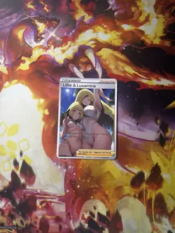 Lillie Lu Non Holographic Trainer Sexy Anime Waifu Adult Card 11/29 - Image 1