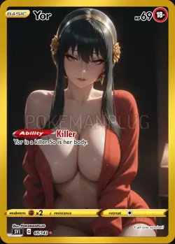 Yor 1 Waifu Anime Girl Trading Card ACG Custom - Image 1