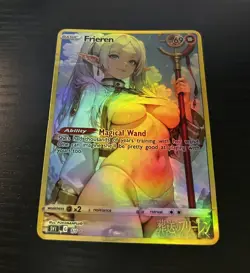 Frieren 2 Holographic Trainer Sexy Story Anime Waifu Adult NSFW Card - Image 1