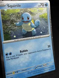 Squirtle - 048 (Cosmos Holo) 048 Sv: Scarlet & Violet Promo Cards 2X SWIRL 🌀🌀 - Image 4
