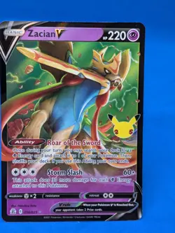 Zacian V - 016/025 - Celebrations - Holo - Pokemon Card - Image 1