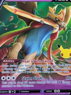 Zacian V - 016/025 - Celebrations - Holo - Pokemon Card - Image 3