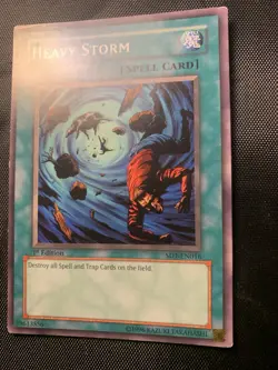 YuGiOh Card - Heavy Storm - SD1-EN016 - 1st Edition - Hp TCG - Image 3