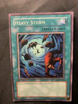 YuGiOh Card - Heavy Storm - SD1-EN016 - 1st Edition - Hp TCG - Image 4