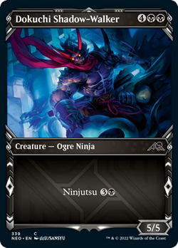Dokuchi Shadow-Walker (Showcase) FOIL Kamigawa: Neon Dynasty NM CARD ABUGames - Image 1