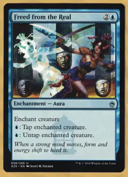 Freed From the Real (Masters 25, Uncommon, English, 2018) NM MTG - Image 1