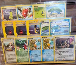 Lot of 14 E Reader Non Holo Pokemon Cards NM-LP Condition - Image 1