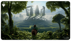 Wilds of Eldraine Virtue of Strength Standard Gaming Oversized Playmat Mousepad - Image 1