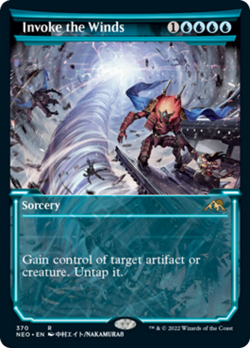Invoke the Winds (Showcase) FOIL Kamigawa: Neon Dynasty NM CARD ABUGames - Image 1