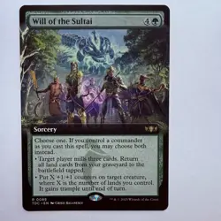 Magic The Gathering Mtg Will Of The Sultai Tarkir Near Mint Borderless Rare - Image 1