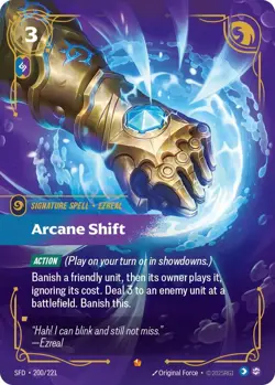 Arcane Shift [SFD - 200/221] - NM [Foil] TCG Riftbound - Image 1