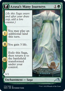 Azusa's Many Journeys / Likeness of the Seeker FOIL Kamigawa: Neon Dynasty NM - Image 1