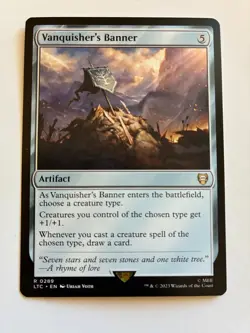 MTG Vanquisher's Banner Commander: the Lord of the Rings NM regular - Image 1