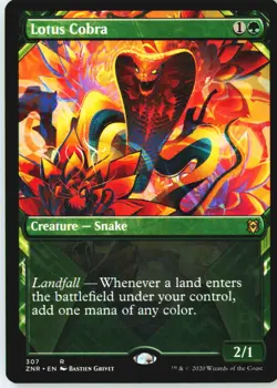 Lotus Cobra (Showcase) 307 Rare Zendikar Rising Near Mint - Image 2