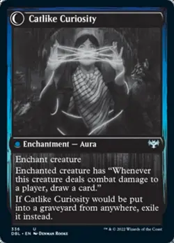 Mischievous Catgeist Silver Screen FOIL Innistrad Crimson Vow NM - Image 2
