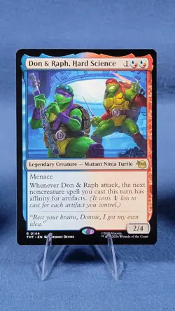 Don and Raph Hard Science - Teenage Mutant Ninja Turtles - MtG- NM B* - Image 1