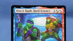 Don and Raph Hard Science - Teenage Mutant Ninja Turtles - MtG- NM B* - Image 2