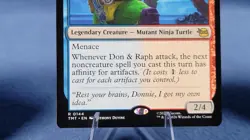 Don and Raph Hard Science - Teenage Mutant Ninja Turtles - MtG- NM B* - Image 3