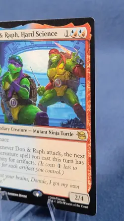 Don and Raph Hard Science - Teenage Mutant Ninja Turtles - MtG- NM B* - Image 4