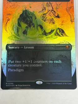 Germination Practicum Borderless Foil 296 Secrets of Strixhaven MTG - Image 3