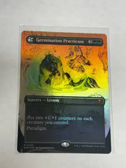 Germination Practicum Borderless Foil 296 Secrets of Strixhaven MTG - Image 4
