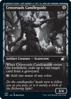 Crossroads Candleguide Silver Screen FOIL Innistrad Midnight Hunt NM - Image 1
