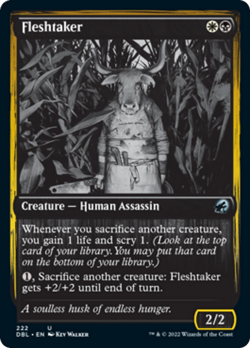 Fleshtaker (Silver Screen) FOIL Innistrad: Double Feature - Midnight Hunt NM - Image 1