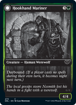 Hookhand Mariner / Riphook Raider Silver Screen FOIL Innistrad Crimson Vow NM - Image 1