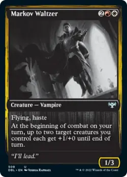 Markov Waltzer (Silver Screen) FOIL Innistrad: Double Feature - Crimson Vow NM - Image 1