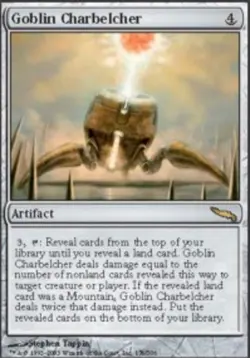 Moderate Play, English MTG Regular Goblin Charbelcher Mirrodin Magic the Gatheri - Image 1
