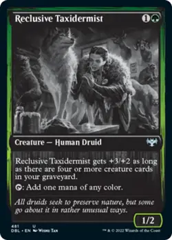 Reclusive Taxidermist Silver Screen FOIL Innistrad Crimson Vow NM - Image 1