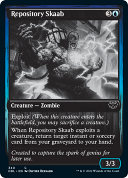 Repository Skaab (Silver Screen) FOIL Innistrad: Double Feature - Crimson Vow NM - Image 1