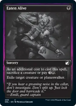 Eaten Alive (Silver Screen) FOIL Innistrad: Double Feature - Midnight Hunt NM - Image 1