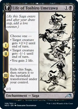 Life of Toshiro Umezawa / Memory of Toshiro FOIL Kamigawa: Neon Dynasty NM - Image 1