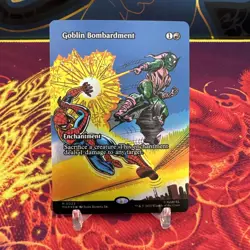 Goblin Bombardment Borderless Foil Marvel's Spider-Man MTG - Image 1