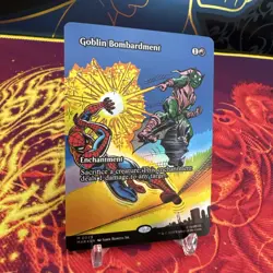 Goblin Bombardment Borderless Foil Marvel's Spider-Man MTG - Image 2