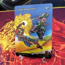Goblin Bombardment Borderless Foil Marvel's Spider-Man MTG - Image 3
