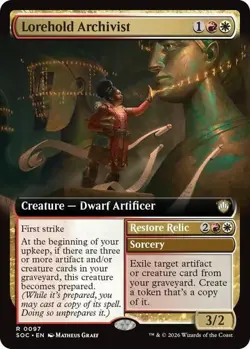 Lorehold Archivist (Extended Art) 97 MTG NM - SOC - Image 1