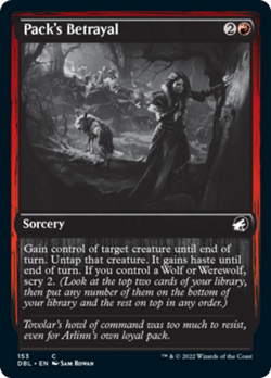 Packs Betrayal Silver Screen FOIL Innistrad Midnight Hunt NM - Image 1