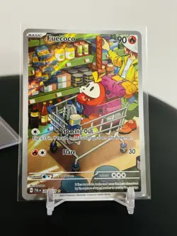 Pokemon Fuecoco 201/193 Sv02: Paldea Evolved Holo RARE - Image 2