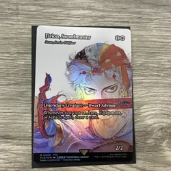 MTG English Firion, Swordmaster - Sram, Senior Edificer (Showcase) NM Foil - Image 1