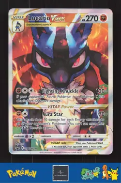 2023 Pokemon SWSH Sword & Shield Promo SWSH291 Lucario Vstar - Image 1