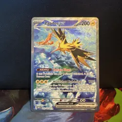 Zapdos ex 202/165 Special Illustration Rare 151 Pokemon Near Mint - Image 1