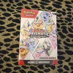 Pokemon TCG Scarlet & Violet Prismatic Evolutions Expansion Booster Bundle (6pk) - Image 1