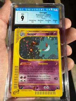 2003 Pokemon Skyridge Gengar H9/H32 Holo CGC 9 w/Subs - Image 4