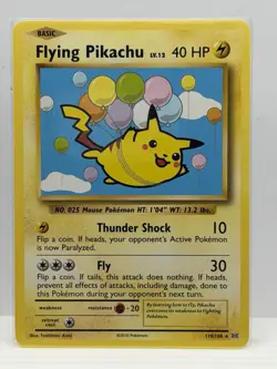 Flying Pikachu 110/108 Secret Rare Pokemon TCG XY - Evolutions NM (67) - Image 1