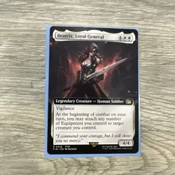 x1 Beatrix, Loyal General - Extended Art R MTG Final Fantasy M/NM, English - Image 1