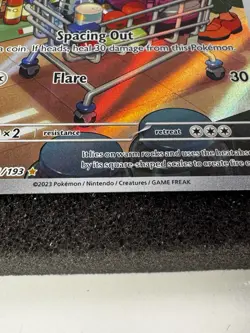 Pokemon TCG Fuecoco Paldea Evolved Illustration Rare 201/193 Almost A 10 - Image 4