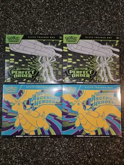 Ascended Heroes ETB x2 Perfect Order ETB x2 Pokemon TCG SEALED - Image 1